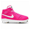 "Pink Aura" Jordan 1 Retro Cleats by Stadium Custom Kicks