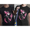 Pink Panther Wears Glasses Funny T-Shirt - Cool Sophisticated Feline Graphic Tee, Premium 100% Cotton Retro Cartoon Shirt, Geek Chic Pink Panther Fan Apparel, Modern Minimalist Character Top, Soft Lived-In Unisex Streetwear