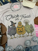 Chick or Treat Halloween Graphic Tee by Wild Junkie