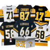 Autographed/Signed Pittsburgh Hockey Jersey Mystery Box with PSA JSA or Beckett COA by Hall of Fame Sports Memorabilia