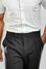 Pleated Wool Trouser Pants - Navy by Buki