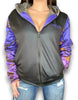 PLUMTUOUS CAMO HEAVY ZIP FLEECE HOODIE by Luckless Outfitters