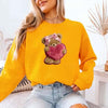 Plush Teddy Valentine Sweatshirt – Furry Look 3D Print Sweater by Adorb Custom Tees