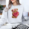 Plush Teddy Valentine Sweatshirt – Furry Look 3D Print Sweater by Adorb Custom Tees