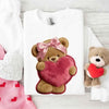 Plush Teddy Valentine Sweatshirt – Furry Look 3D Print Sweater by Adorb Custom Tees