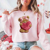 Plush Teddy Valentine Sweatshirt – Furry Look 3D Print Sweater by Adorb Custom Tees