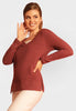 Power Vee 'Sweater' Sweatshirt - Wine by Buki