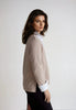 Power Vee 'Sweater' Sweatshirt - Camel by Buki
