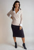 Power Vee 'Sweater' Sweatshirt - Charcoal Gray by Buki