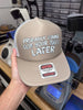Probably Gonna Clog Your Toilet Later Trucker Hat by Luckless Outfitters