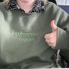 Professional Yapper Embroidered Sweatshirt & Hoodie - Funny Meme Trend, Gift for Her by Dog Mom Hat