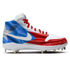 "Puerto Rico Waving Flag" Jordan 1 Retro Cleats by Stadium Custom Kicks