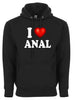 I Love Anal I Heart Funny Sexy Adult Humor Graphic Tee Shirt by MyWackyTees