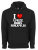 I Love Upside Down Pineapples I Heart Swingers Adult Humor Graphic Tee Shirt by MyWackyTees