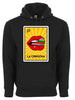 La Chingona Licking Lips Loteria Mexican Bingo Style Funny Graphic Tee Shirt by MyWackyTees