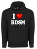 I Love BDSM I Heart Bondage Funny Sexy Adult Humor Graphic Tee Shirt by MyWackyTees