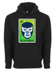 El Luchador Blue Demon Wrestler Loteria Mexican Bingo Style Graphic Tee Shirt by MyWackyTees