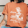 Baking Because Murder Is Wrong Shirt by EnjoyMyDesign LLC