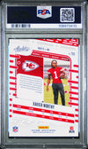 Graded 2024 Panini Absolute Xavier Worthy #128 Red/Blue Rookie RC Football Card PSA 9 Mint