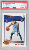 Graded 2019-20 Panini Hoops Ja Morant #297 Rookie RC Basketball Card PSA 10 Gem Mint
