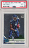 Graded 2019 Panini Donruss Optic A.J. Brown #164 Rookie RC Football Card PSA 10 Gem Mint