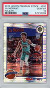 Graded 2019-20 Panini Hoops Premium Stock Ja Morant #297 Pulsar Rookie RC Basketball Card PSA 10 Gem Mint