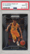 Graded 2019-20 Panini Prizm Draft Picks DP Ja Morant #65 Rookie RC Basketball Card PSA 10 Gem Mint