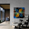 Fortune Flower Quadro Glass Wall Art by Insigneart USA