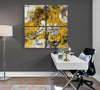 Autumn Flowers Quadro Glass Wall Art by Insigneart USA
