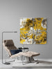 Autumn Flowers Quadro Glass Wall Art by Insigneart USA
