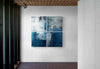 Blue Touch Quadro Glass Wall Art by Insigneart USA