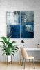 Blue Touch Quadro Glass Wall Art by Insigneart USA