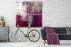 Purple Touch Quadro Glass Wall Art by Insigneart USA