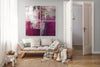 Purple Touch Quadro Glass Wall Art by Insigneart USA