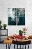 Green Quadro Glass Wall Art by Insigneart USA
