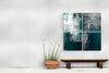 Green Quadro Glass Wall Art by Insigneart USA