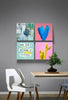 Cactus Quadro Glass Wall Art by Insigneart USA