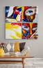 Woman and Red Quadro Glass Wall Art by Insigneart USA