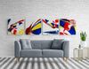 Dance of Red Quadro Glass Wall Art by Insigneart USA