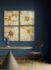 Yellow Flower Quadro Glass Wall Art by Insigneart USA