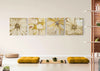 Yellow Flower Quadro Glass Wall Art by Insigneart USA