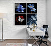 Flowers Quadro Glass Wall Art by Insigneart USA
