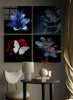 Flowers Quadro Glass Wall Art by Insigneart USA
