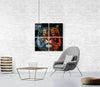 Tiger Quadro Glass Wall Art by Insigneart USA