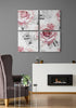 Roses Quadro Glass Wall Art by Insigneart USA