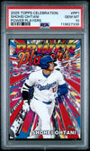 Graded 2025 Topps Celebration Shohei Ohtani #PP1 Power Players Baseball Card PSA 10 Gem Mint