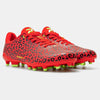 Phenom Elite Quantum Carbon Football Cleats – Red Leopard by Phenom Elite Brand