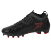 Quantum Speed: Football Cleats - Black Cobra Skin