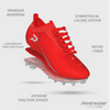 Quantum Speed: Football Cleats - Red - Team Colors