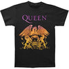 Queen QUEEN CREST GRADIENT BLACK SS TEE LARGE [T-Shirt] by Rock Band Apparel